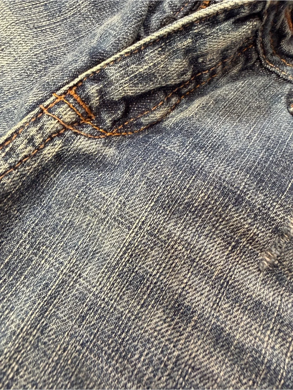 Distressed Denim Cuffed Shorts – Justice
